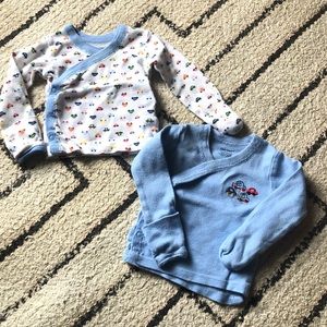 Gerber long sleeve kimono top